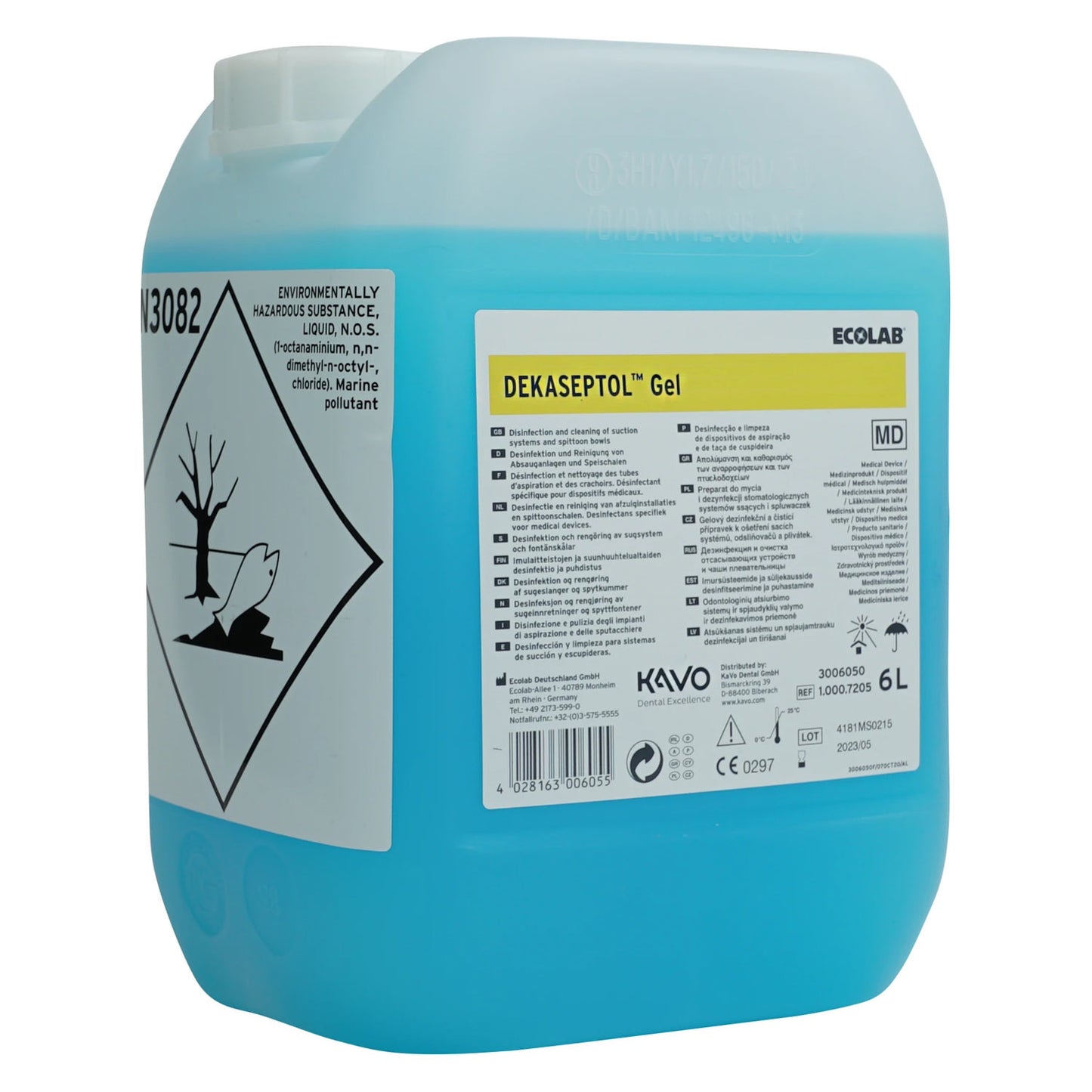 KaVo Dekaseptol Gel – Disinfection & Cleaning Gel for Suction Systems and Spittoons