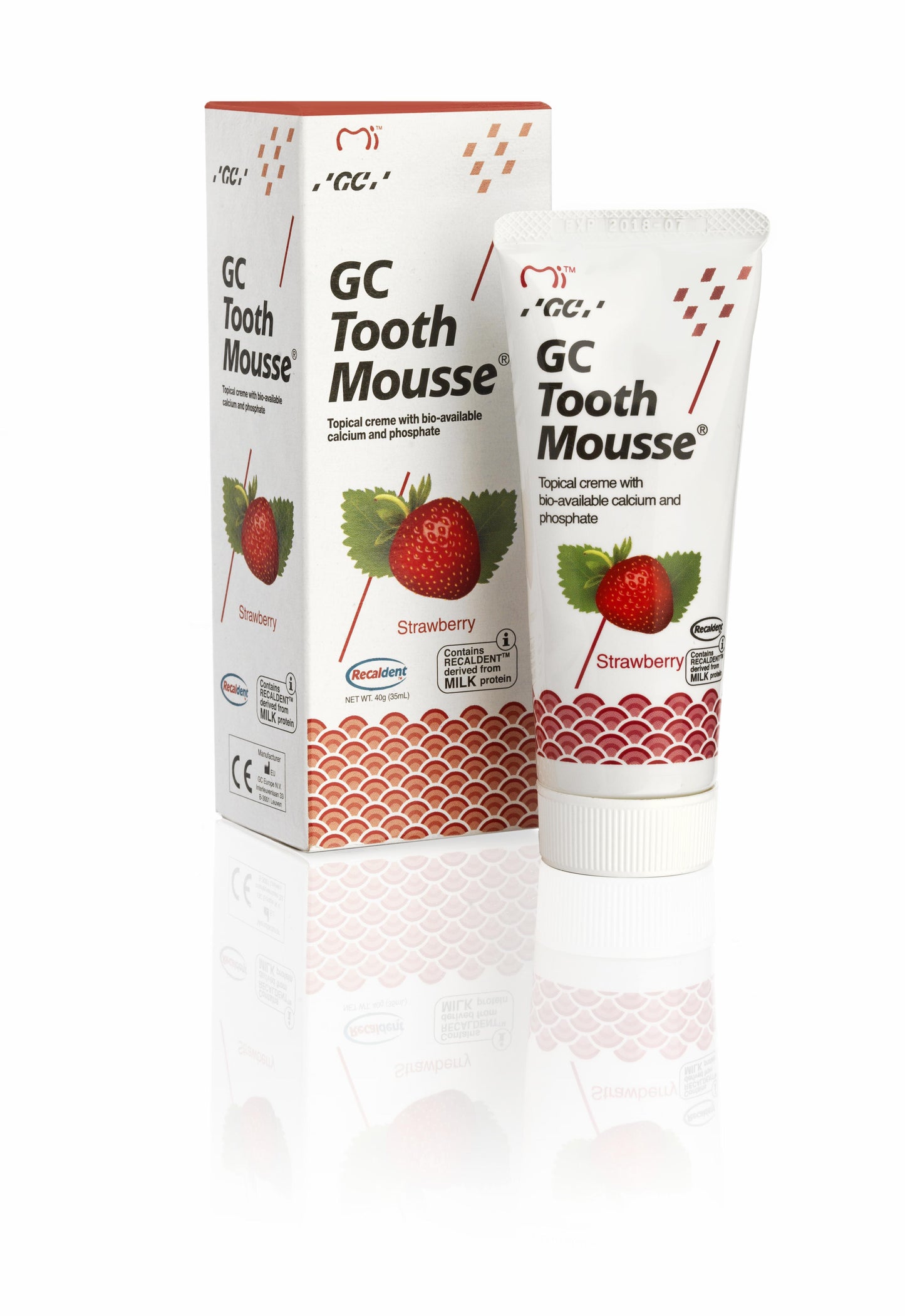 GC Tooth Mousse – Topical Cream with Bioactive Calcium and Phosphate (40 g)