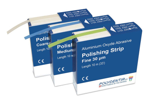 Polydentia Abrasive Polishing Strips – Aluminum Oxide Finishing Strips