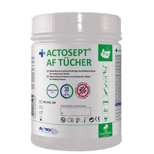 Actosept® AF Tissues – Ready-to-Use Surface Disinfection Wipes (100 pcs)