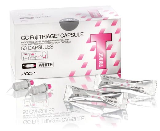 GC Fuji Triage Capsules – Glass Ionomer for Fissure Protection and Temporary Restorations