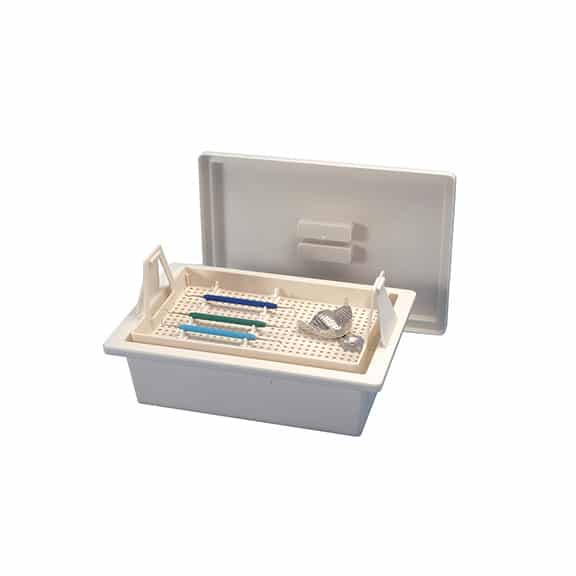 Disinfection Box – Plastic Container with Drying Rack (3 L)