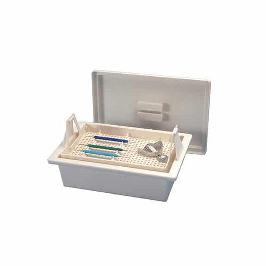 Disinfection Box – Plastic Container with Drying Rack (3 L)