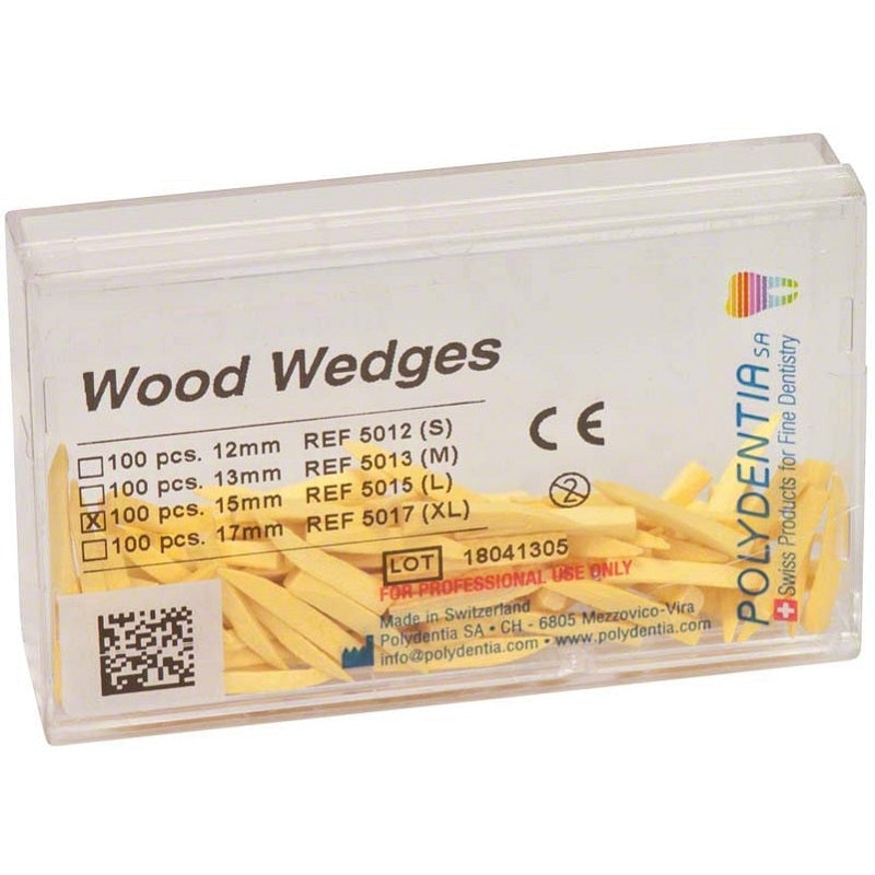 Polydentia Interdental Wood Wedges – Anatomical Maple Wood Wedges